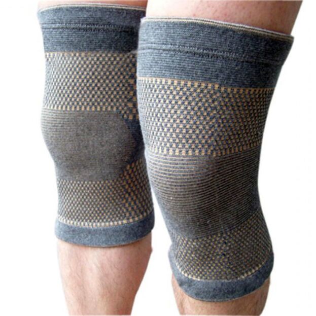 Στο αρχικό στάδιο της αρθρώσεως της άρθρωσης του γόνατος, συνιστάται η χρήση επίδεσμου στερέωσης